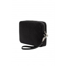 CALVIN KLEIN XL EMBLEM AOP EMBOSS POUCH ΤΣΑΝΤΑ ΑΝΔΡΙΚΗ BLACK