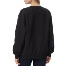 TOMMY JEANS FLAG BLING SWEATSHIRT ΜΠΛΟΥΖΑ ΦΟΥΤΕΡ ΓΥΝΑΙΚΕΙΑ BLACK
