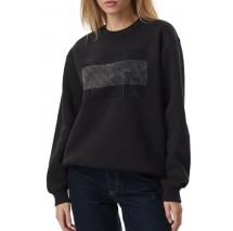 TOMMY JEANS FLAG BLING SWEATSHIRT ΜΠΛΟΥΖΑ ΦΟΥΤΕΡ ΓΥΝΑΙΚΕΙΑ BLACK