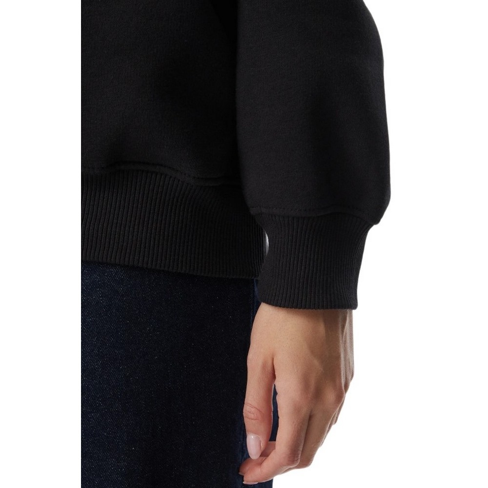 TOMMY JEANS FLAG BLING SWEATSHIRT ΜΠΛΟΥΖΑ ΦΟΥΤΕΡ ΓΥΝΑΙΚΕΙΑ BLACK