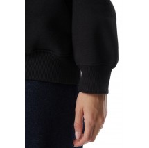 TOMMY JEANS FLAG BLING SWEATSHIRT ΜΠΛΟΥΖΑ ΦΟΥΤΕΡ ΓΥΝΑΙΚΕΙΑ BLACK