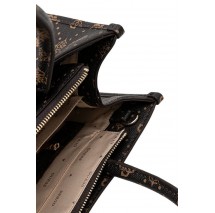 GUESS SILIA 2 COMP TOTE ΤΣΑΝΤΑ ΓΥΝΑΙΚΕΙΑ BROWN