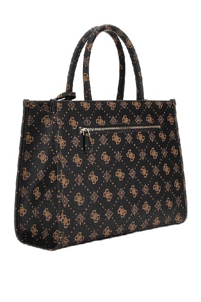 GUESS SILIA 2 COMP TOTE ΤΣΑΝΤΑ ΓΥΝΑΙΚΕΙΑ BROWN