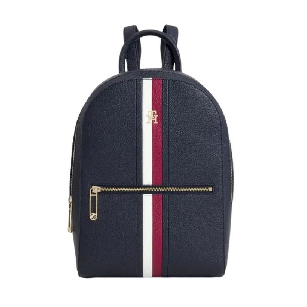 TOMMY HILFIGER TH EMBLEM BACKPACK CORP ΤΣΑΝΤΑ ΓΥΝΑΙΚΕΙΑ NAVY