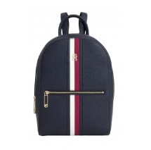 TOMMY HILFIGER TH EMBLEM BACKPACK CORP ΤΣΑΝΤΑ ΓΥΝΑΙΚΕΙΑ NAVY