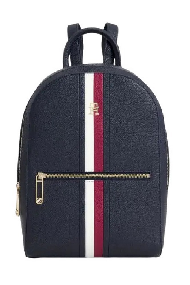 TOMMY HILFIGER TH EMBLEM BACKPACK CORP ΤΣΑΝΤΑ ΓΥΝΑΙΚΕΙΑ NAVY