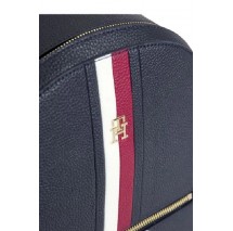 TOMMY HILFIGER TH EMBLEM BACKPACK CORP ΤΣΑΝΤΑ ΓΥΝΑΙΚΕΙΑ NAVY
