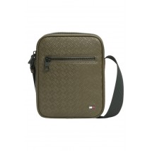 TOMMY HILFIGER EMBOSSED FLAG MINI REPORTER ΤΣΑΝΤΑ ΑΝΔΡΙΚΗ OLIVE