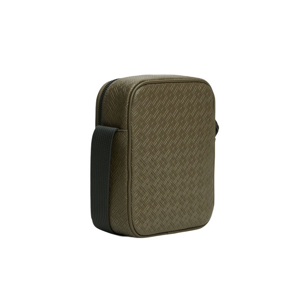 TOMMY HILFIGER EMBOSSED FLAG MINI REPORTER ΤΣΑΝΤΑ ΑΝΔΡΙΚΗ OLIVE