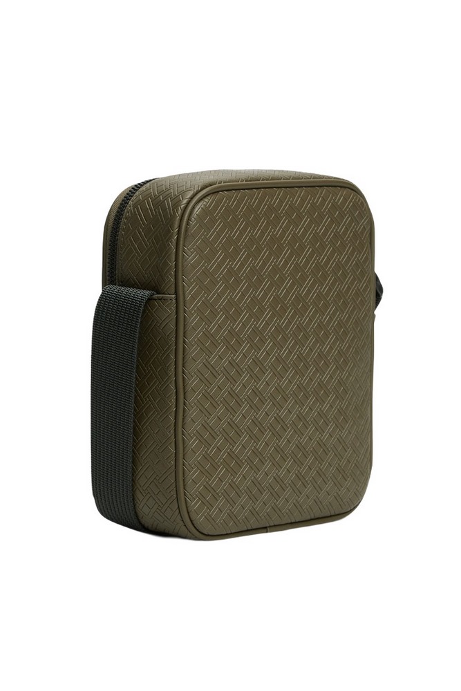 TOMMY HILFIGER EMBOSSED FLAG MINI REPORTER ΤΣΑΝΤΑ ΑΝΔΡΙΚΗ OLIVE