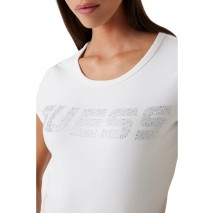 GUESS KIARA SS T-SHIRT ΜΠΛΟΥΖΑ ΓΥΝΑΙΚΕΙΑ OFF WHITE