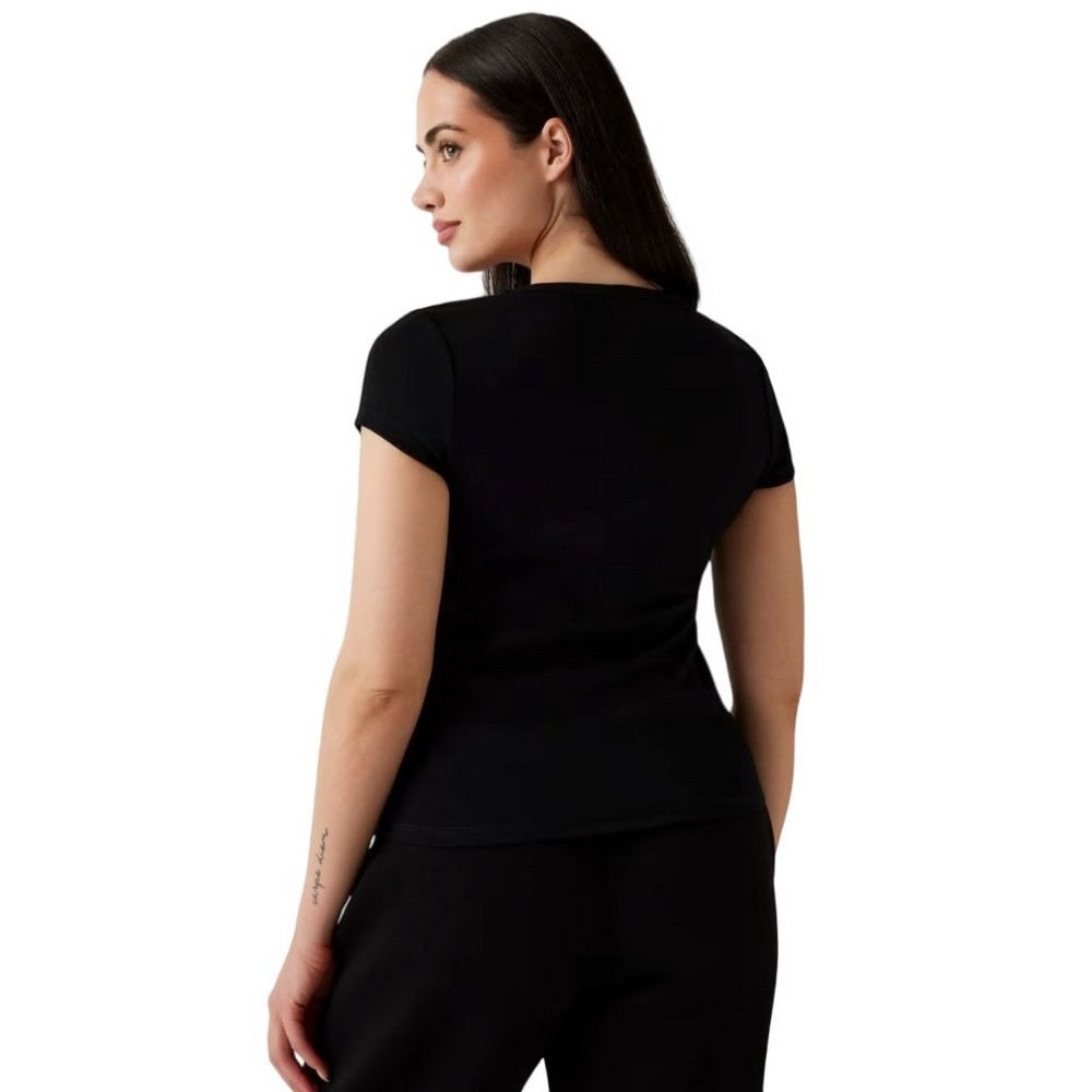GUESS KIARA SS T-SHIRT ΜΠΛΟΥΖΑ ΓΥΝΑΙΚΕΙΑ BLACK