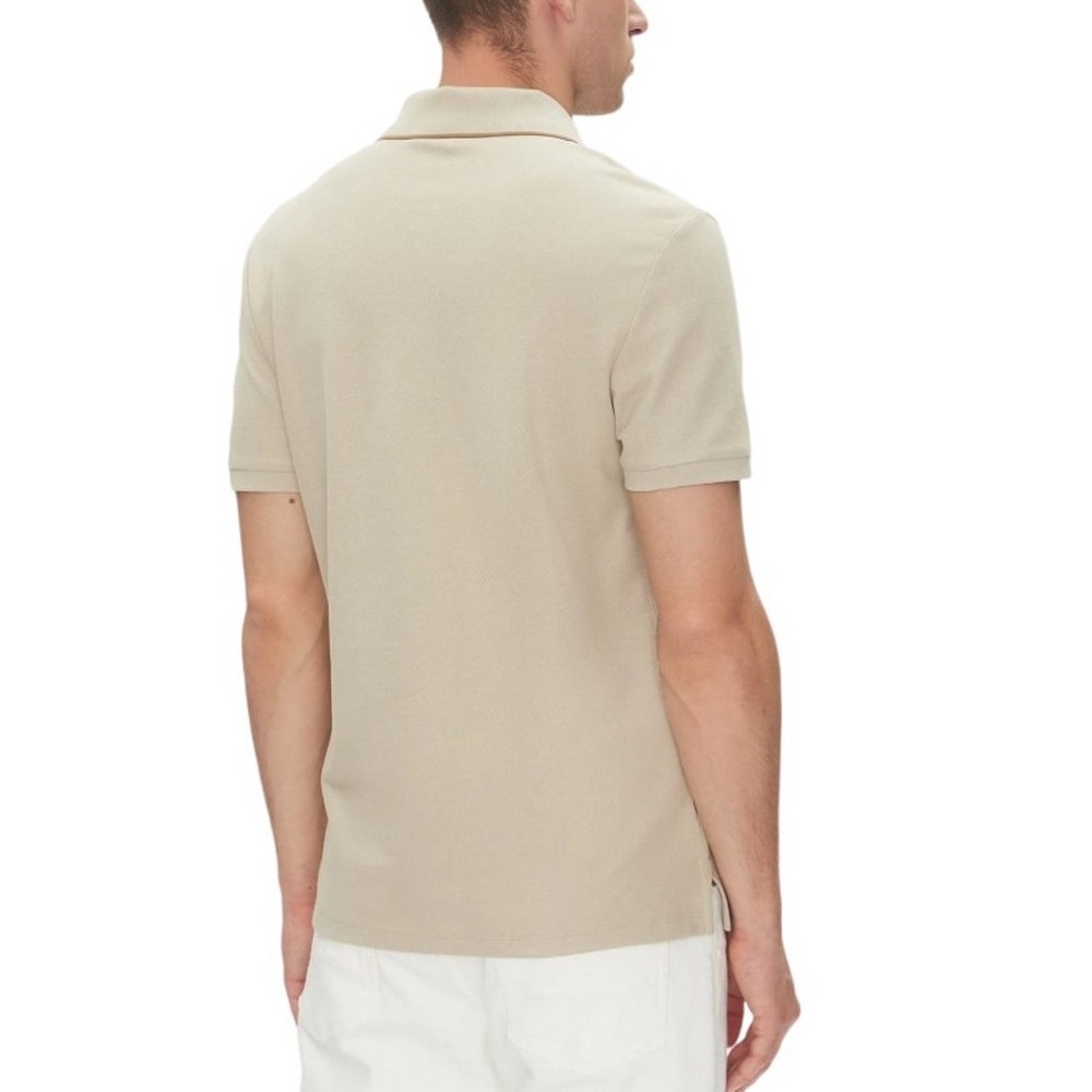 CALVIN KLEIN RFND PQ TPPD CLSS T-SHIRT ΜΠΛΟΥΖΑ ΑΝΔΡΙΚΗ BEIGE
