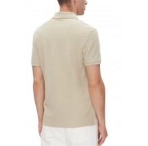 CALVIN KLEIN RFND PQ TPPD CLSS T-SHIRT ΜΠΛΟΥΖΑ ΑΝΔΡΙΚΗ BEIGE
