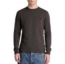 TIMBERLAND TREE EMBROIDERED ΜΠΛΟΥΖΑ ΜΑΚΡΥΜΑΝΙΚΗ ΑΝΔΡΙΚΗ WASHED BLACK