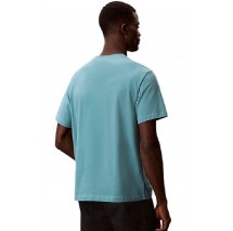 CALVIN KLEIN JEANS HERO MONOLOGO TEE T-SHIRT ΜΠΛΟΥΖΑ ΑΝΔΡΙΚΗ PETROL