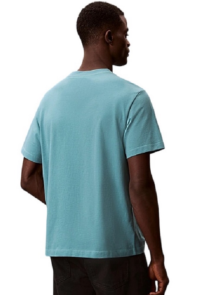 CALVIN KLEIN JEANS HERO MONOLOGO TEE T-SHIRT ΜΠΛΟΥΖΑ ΑΝΔΡΙΚΗ PETROL