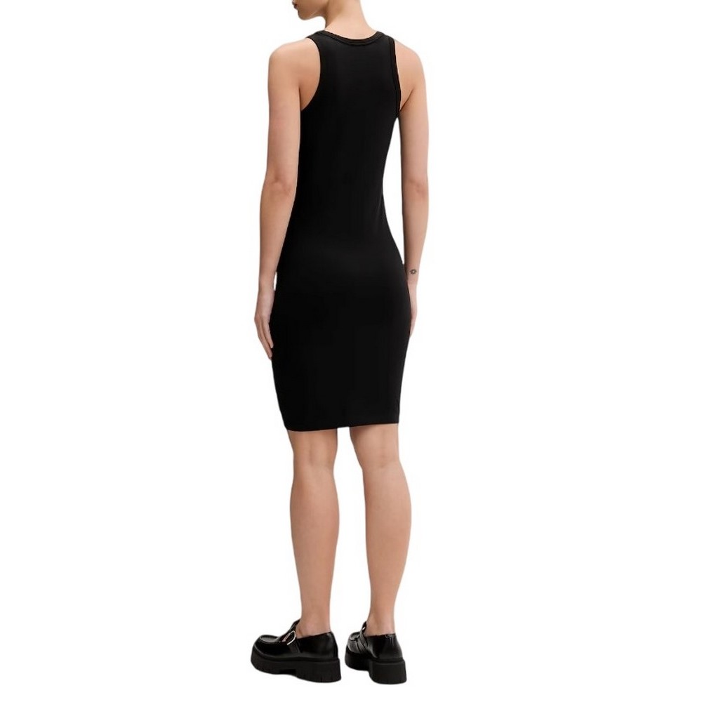 HUGO BOSS JERSEY DRESS NECERIE B ΦΟΡΕΜΑ ΓΥΝΑΙΚΕΙΟ BLACK