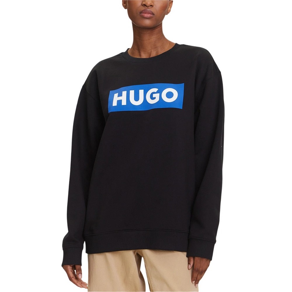 HUGO BOSS SWEATSHIRT CLASSIC CREW B ΦΟΥΤΕΡ ΜΠΛΟΥΖΑ ΓΥΝΑΙΚΕΙΑ BLACK