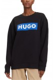 HUGO BOSS SWEATSHIRT CLASSIC CREW B ΦΟΥΤΕΡ ΜΠΛΟΥΖΑ ΓΥΝΑΙΚΕΙΑ BLACK