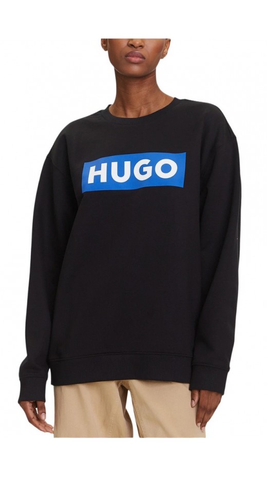 HUGO BOSS SWEATSHIRT CLASSIC CREW B ΦΟΥΤΕΡ ΜΠΛΟΥΖΑ ΓΥΝΑΙΚΕΙΑ BLACK
