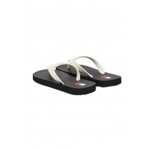 TOMMY JEANS LOGO SUMMER SANDAL ΠΑΝΤΟΦΛΑ ΓΥΝΑΙΚΕΙΑ BLACK/ECRU
