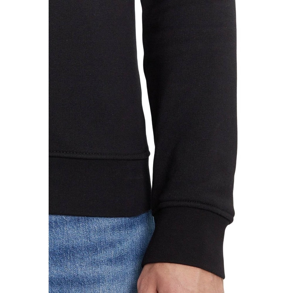 GUESS BEAU CN SWEATSHIRT ΦΟΥΤΕΡ ΑΝΔΡΙΚΟ BLACK