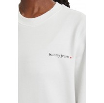 TOMMY JEANS REG ESS LOGO 1 CREW EXT ΦΟΥΤΕΡ ΜΠΛΟΥΖΑ ΓΥΝΑΙΚΕΙΑ ECRU