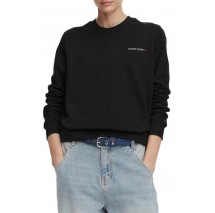 TOMMY JEANS REG ESS LOGO 1 CREW EXT ΦΟΥΤΕΡ ΜΠΛΟΥΖΑ ΓΥΝΑΙΚΕΙΑ BLACK