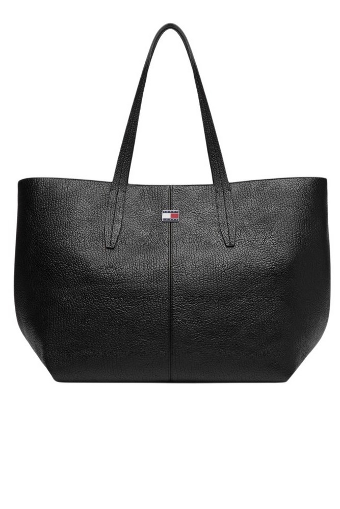 TOMMY JEANS SLOUCHY CITY TOTE ΤΣΑΝΤΑ ΓΥΝΑΙΚΕΙΑ BLACK