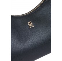 TOMMY HILFIGER ICON SHOULDER BAG ΤΣΑΝΤΑ ΓΥΝΑΙΚΕΙΑ BLACK
