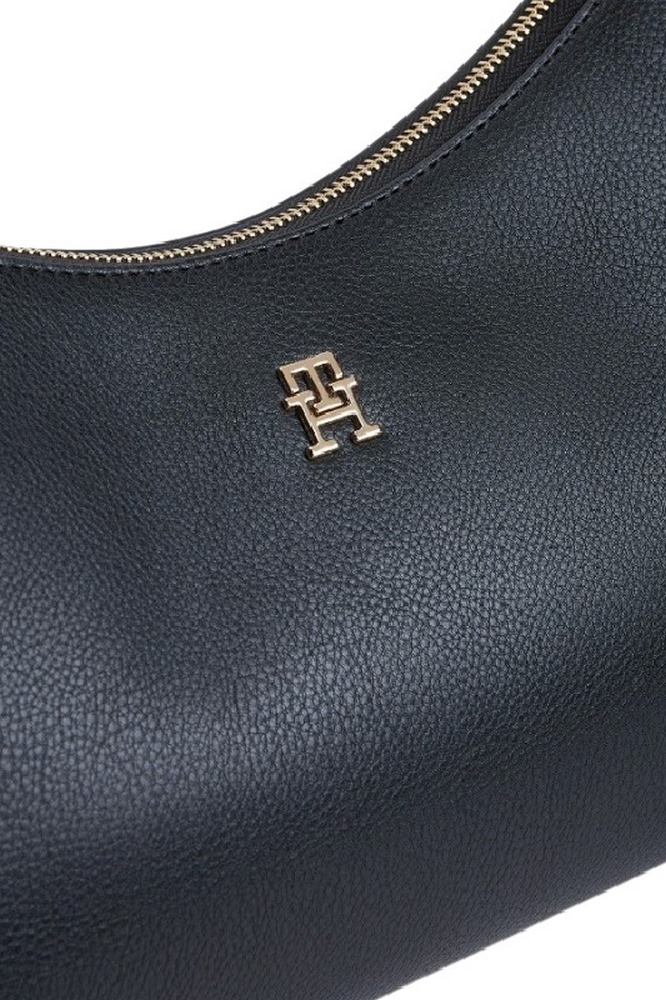 TOMMY HILFIGER ICON SHOULDER BAG ΤΣΑΝΤΑ ΓΥΝΑΙΚΕΙΑ BLACK