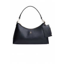 TOMMY HILFIGER ICON SHOULDER BAG ΤΣΑΝΤΑ ΓΥΝΑΙΚΕΙΑ BLACK