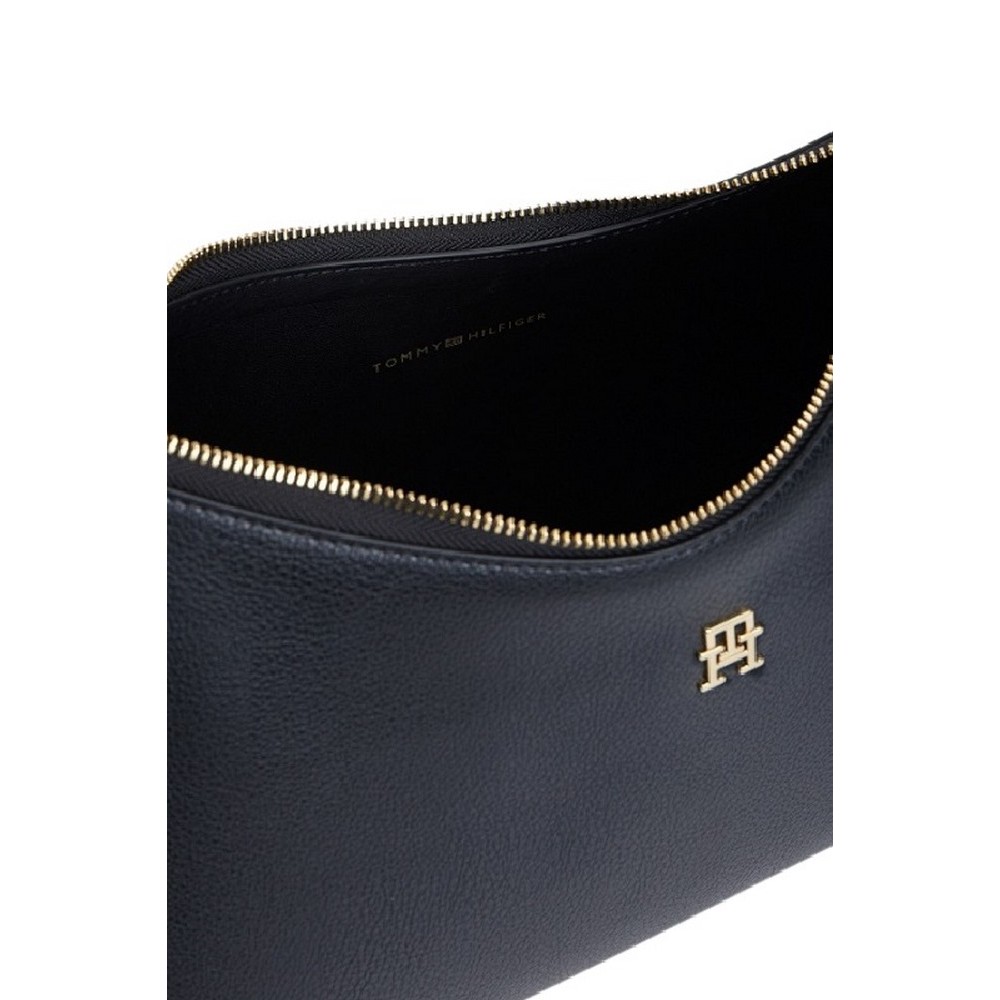 TOMMY HILFIGER ICON SHOULDER BAG ΤΣΑΝΤΑ ΓΥΝΑΙΚΕΙΑ BLACK
