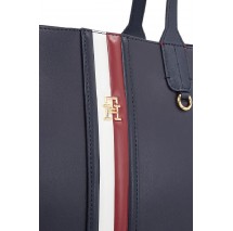 TOMMY HILFIGER ICONIC TOMMY TOTE PUFFY ΤΣΑΝΤΑ ΓΥΝΑΙΚΕΙΑ NAVY TOMMY HILFIGER ICONIC TOMMY TOTE PUFFY ΤΣΑΝΤΑ ΓΥΝΑΙΚΕΙΑ NAVY