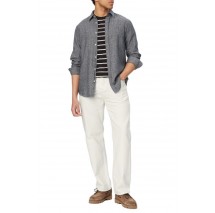 TOMMY JEANS REG LINEN BLEND SHIRT EXT ΠΟΥΚΑΜΙΣΟ ΑΝΔΡΙΚΟ DARK NAVY