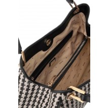 GUESS MIREMA GIRLFRIEND CARRYALL ΤΣΑΝΤΑ ΓΥΝΑΙΚΕΙΑ BLACK/WHITE