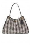 GUESS MIREMA GIRLFRIEND CARRYALL ΤΣΑΝΤΑ ΓΥΝΑΙΚΕΙΑ BLACK/WHITE
