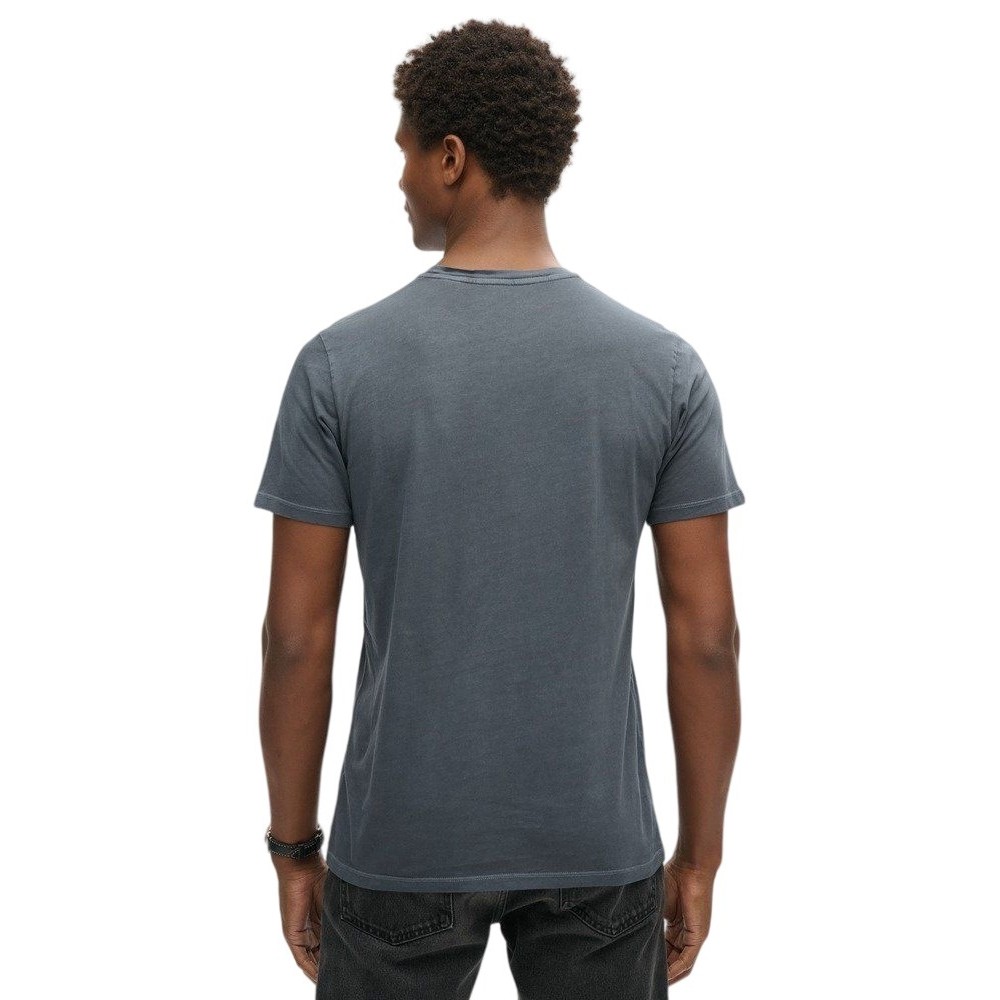 SUPERDRY IND CLASSIC ESSENTIAL TEE T-SHIRT ΜΠΛΟΥΖΑ ΑΝΔΡΙΚΗ WASHED NAVY