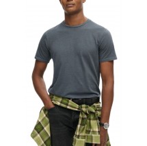 SUPERDRY IND CLASSIC ESSENTIAL TEE T-SHIRT ΜΠΛΟΥΖΑ ΑΝΔΡΙΚΗ WASHED NAVY