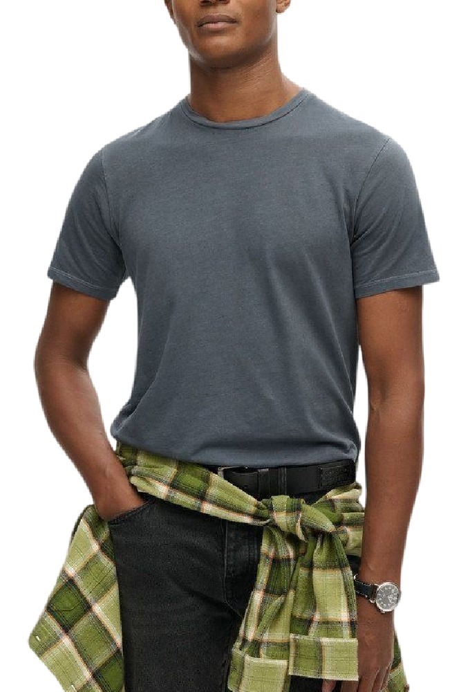 SUPERDRY IND CLASSIC ESSENTIAL TEE T-SHIRT ΜΠΛΟΥΖΑ ΑΝΔΡΙΚΗ WASHED NAVY