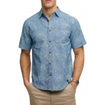 SUPERDRY D2 OVIN VINTAGE LOOM SHIRT ΠΟΥΚΑΜΙΣΟ ΑΝΔΡΙΚΟ CIEL