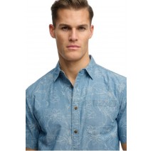SUPERDRY D2 OVIN VINTAGE LOOM SHIRT ΠΟΥΚΑΜΙΣΟ ΑΝΔΡΙΚΟ CIEL