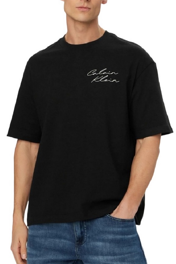 CALVIN KLEIN JEANS 16S APRIL GRAPHIC SEASONAL T-SHIRT ΜΠΛΟΥΖΑ ΑΝΔΡΙΚΗ BLACK
