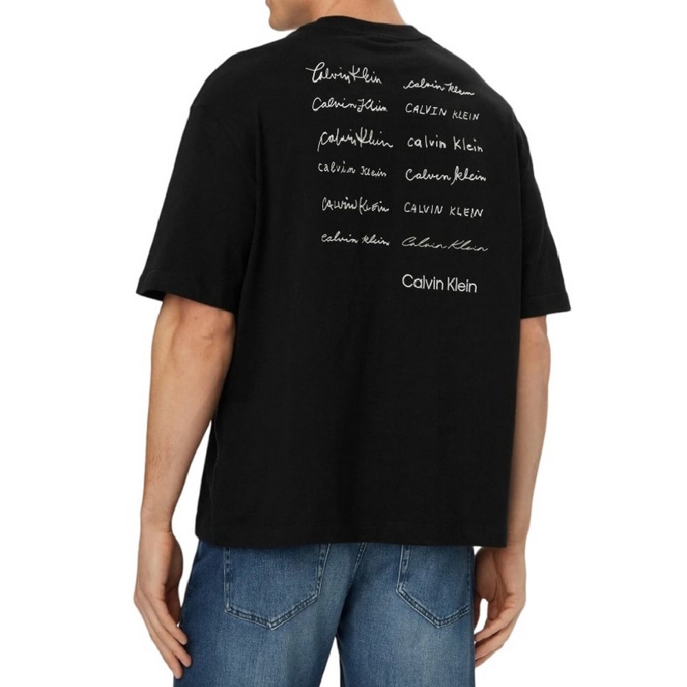 CALVIN KLEIN JEANS 16S APRIL GRAPHIC SEASONAL T-SHIRT ΜΠΛΟΥΖΑ ΑΝΔΡΙΚΗ BLACK