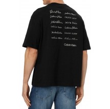 CALVIN KLEIN JEANS 16S APRIL GRAPHIC SEASONAL T-SHIRT ΜΠΛΟΥΖΑ ΑΝΔΡΙΚΗ BLACK