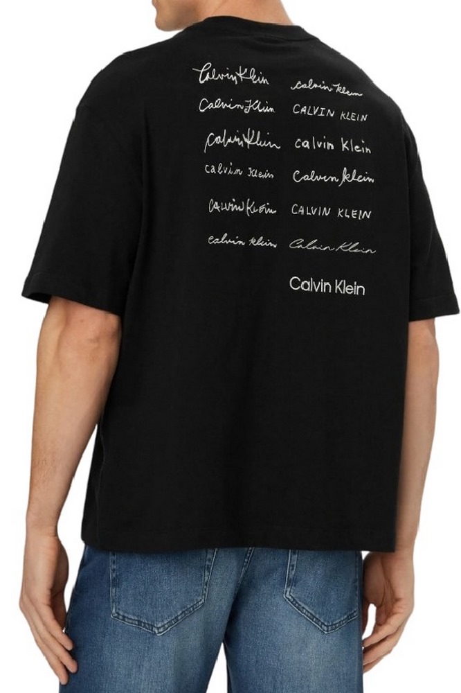 CALVIN KLEIN JEANS 16S APRIL GRAPHIC SEASONAL T-SHIRT ΜΠΛΟΥΖΑ ΑΝΔΡΙΚΗ BLACK