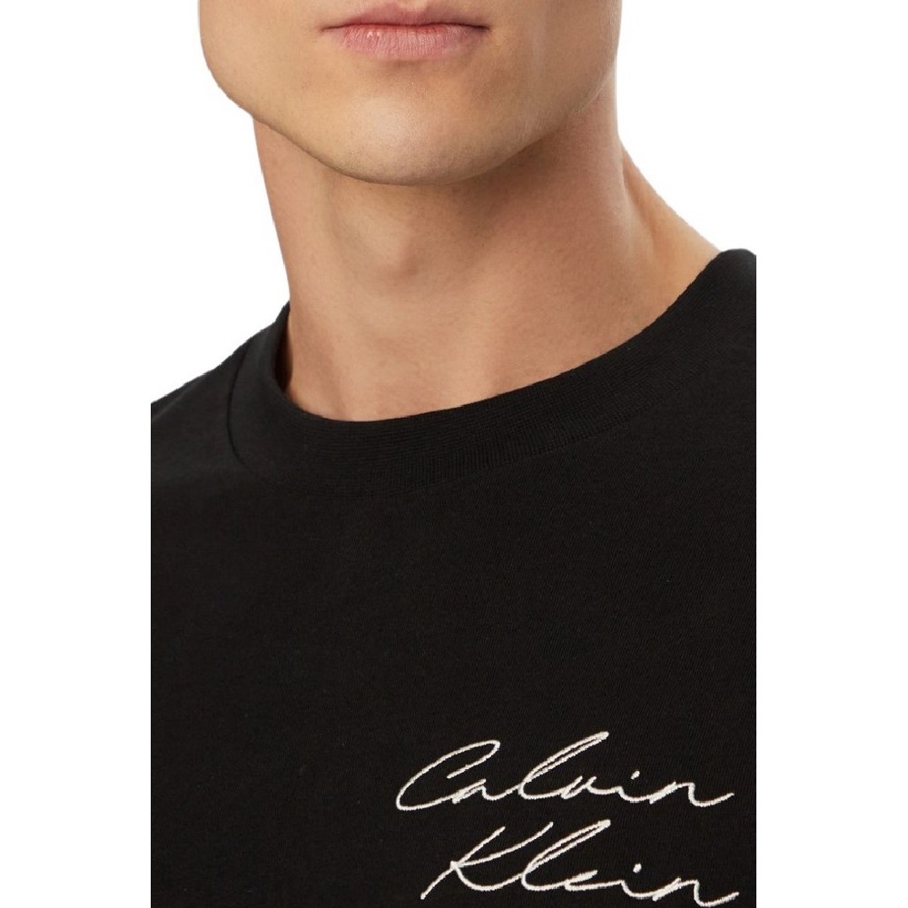 CALVIN KLEIN JEANS 16S APRIL GRAPHIC SEASONAL T-SHIRT ΜΠΛΟΥΖΑ ΑΝΔΡΙΚΗ BLACK
