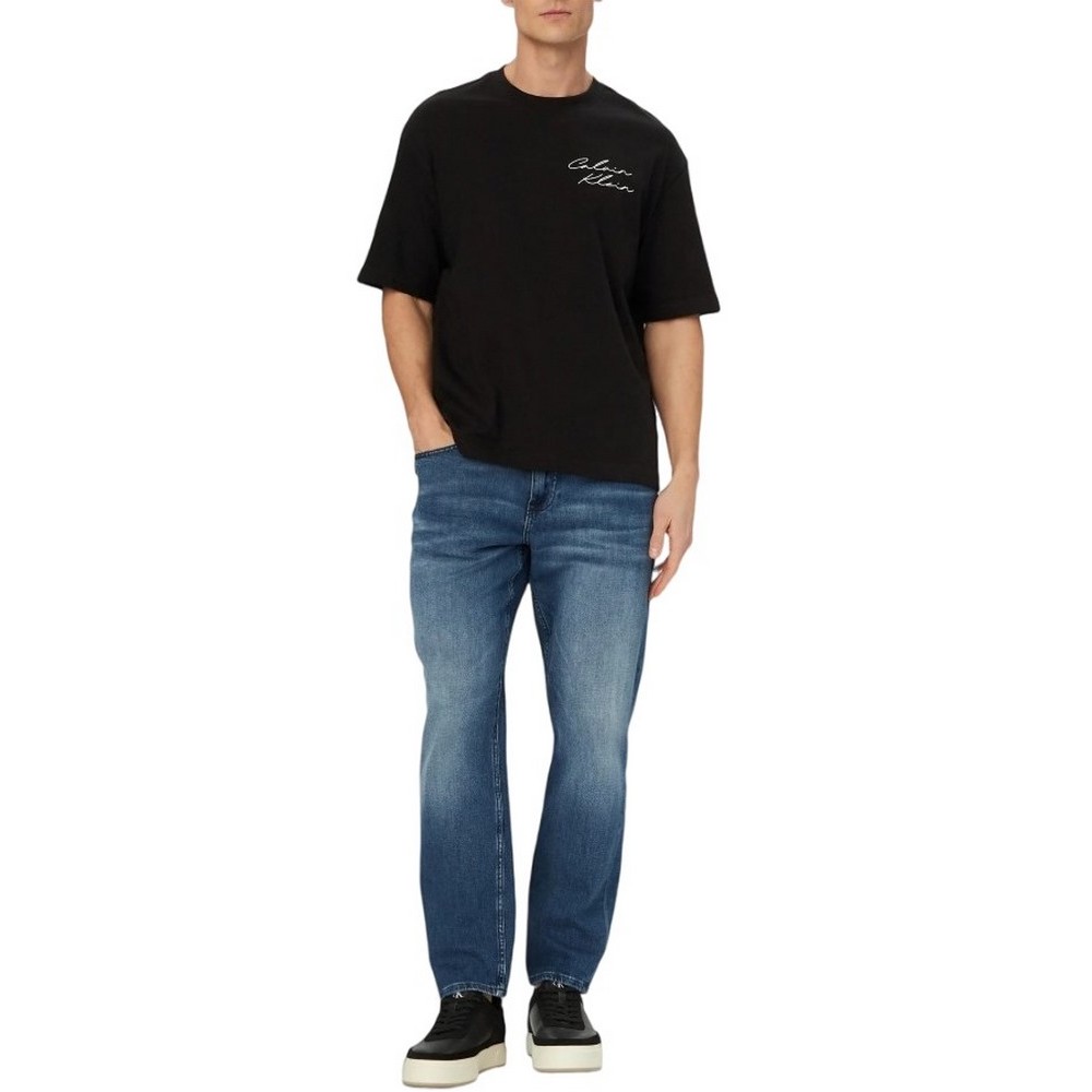 CALVIN KLEIN JEANS 16S APRIL GRAPHIC SEASONAL T-SHIRT ΜΠΛΟΥΖΑ ΑΝΔΡΙΚΗ BLACK