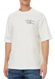 CALVIN KLEIN JEANS 16S APRIL GRAPHIC SEASONAL T-SHIRT ΜΠΛΟΥΖΑ ΑΝΔΡΙΚΗ BRIGHT WHITE